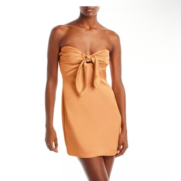 Ramy Brook Orion Dress in Peach Size 6 - Picture 1 of 7